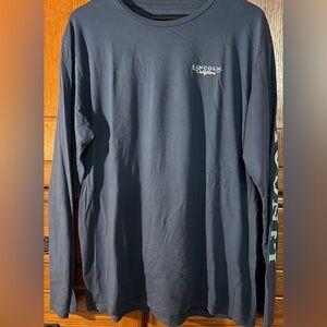 Lincoln Outfitters Logo Classic Tee Relaxed Fit Outdoor Workwear Hiking Casual